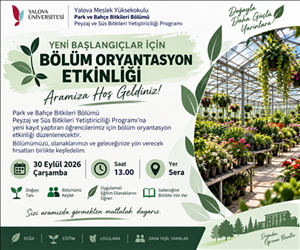 Yeni Kayıt Yaptıran Öğrencilerimiz İçin Bölüm Oryantasyon Etkinliği