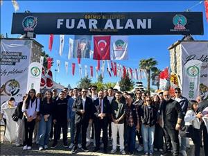 Yalova Meslek Yüksekokulu Öğrencileri Ödemiş Süs Bitkileri ve Fidancılık Sergisini Ziyaret Etti